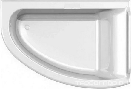 Ванна 1820x1250xh800мм, Правая, без ножек, слива-перелива, литой мрамор цв.белый глянец., Анастасия ZZ Астра-Форм анастасия Ванна АНАСТАСИЯ, литой мрамор, (правая) 1820х1250