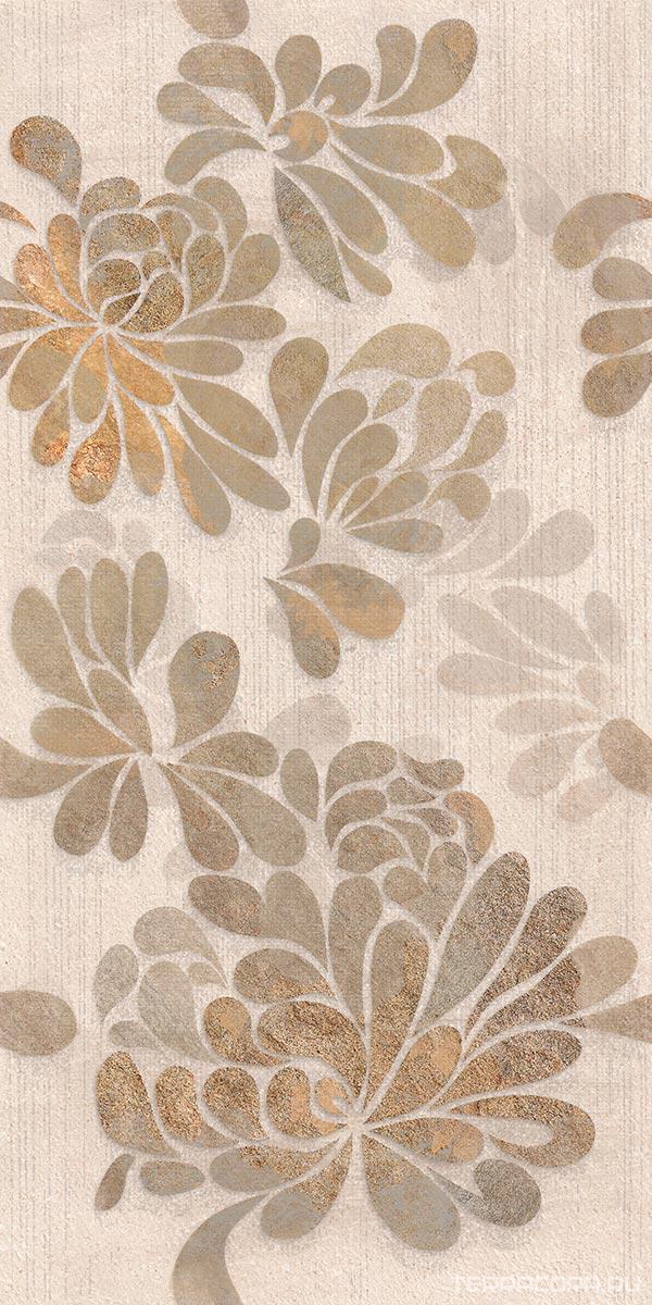 Керамическая плитка Azori STONE FLOWER 31.5x63 Бежевый, фото 4
