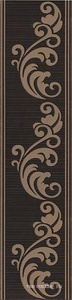 Керамическая плитка Kerama Marazzi Версаль Бордюр   коричневый B610 7.2x30 Коричневый 