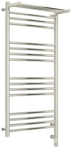 Полотенцесушитель электрический " с полкой 3.0" 1000х500 мм, скрытое подключ. в компл., блок упр. справа, цв. хром,  ZZ Сунержа Богема 00-5807-1050