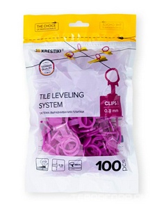 Укладка плитки Зажим + СВП SLIM 1мм (100 шт) 3dsvp 3D 