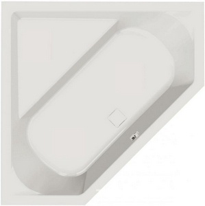 Ванна угловая 140x140xh45см, без панели и каркаса, (акрил цв.белый), Сavallo Corner ZZ Vagnerplast cavallo VPBA140CAV3X-04