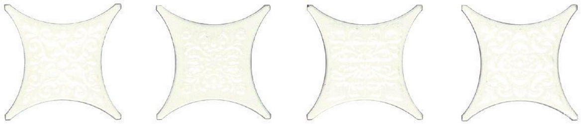 AT Estrella Core Blanco (4 piezas) XX |6.7x6.7