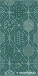 Декор Devore indigo geometria 31.5x63