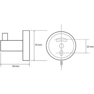 Крючок одинарный (цв.медь),  ZZ Bemeta Coral 158106022