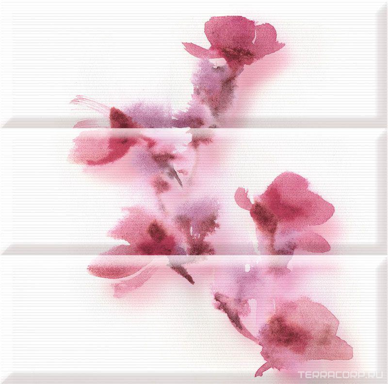 Керамическая плитка Absolut Keramika Aure Comp. Water Flowers 45x45 Комбинированный, фото 3