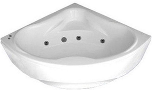 Ванна с сист. гидромассажа, 150х150хh58,5(49)см, на раме, слив/перелив и панель в компл.,  ZZ Thermolux Galateya ВАННА 150х150  GALATEYA Г/Массаж