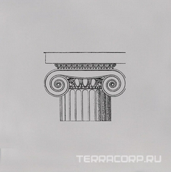 Декор Авеллино серый Капитель D500 |15х15