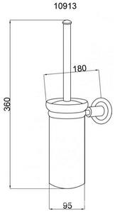 Ершик подвесной  Cristal 10913-CRST-G, цв. золото, ZZ Boheme Murano 10913-CRST-G