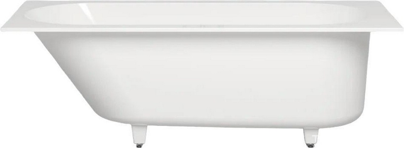 Ванна 1700х750хh600мм, встраив., литой камень S-Sense матовый цв.белый, на регулируемых опорах, БЕЗ слива-перелива,  ZZ Salini Ornella 102311M