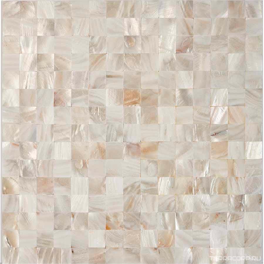 Мозаика Мастера Керамики Glass 700 из натурального перламутра (чип 20x20) 30х30 n/a, фото 3