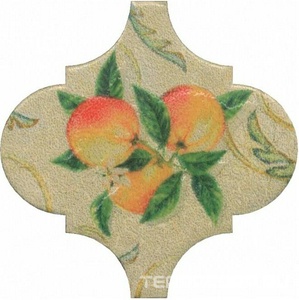 Керамическая плитка Kerama Marazzi Арабески Котто Декор Арабески котто орнамент 6.5x6.5 Комбинированный 