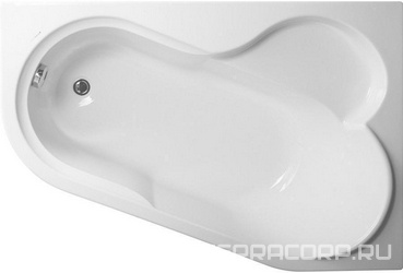 Акриловая ванна Vagnerplast Selena 147 R| 147x100x43