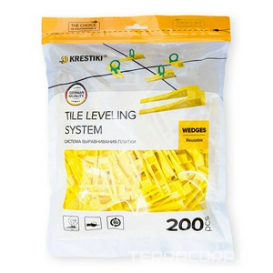 Укладка плитки Клин + СВП (200 шт) 3dsvp 3D 