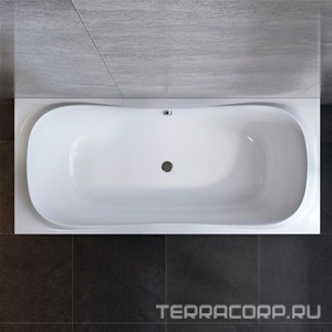 Ванна акриловая 180х80 см (без каркаса, панели и сифона) ZZ AMPM Sensation W30A-180-080W-A