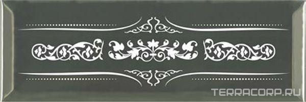 Керамическая плитка Absolut Keramika Monocolor 10x30 Decor Versalles Silver Blanco 10x30 Комбинированный, фото 3