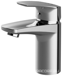 Смеситель для раковины Gem, с донным клапаном, с установочным комплектом, хром XX