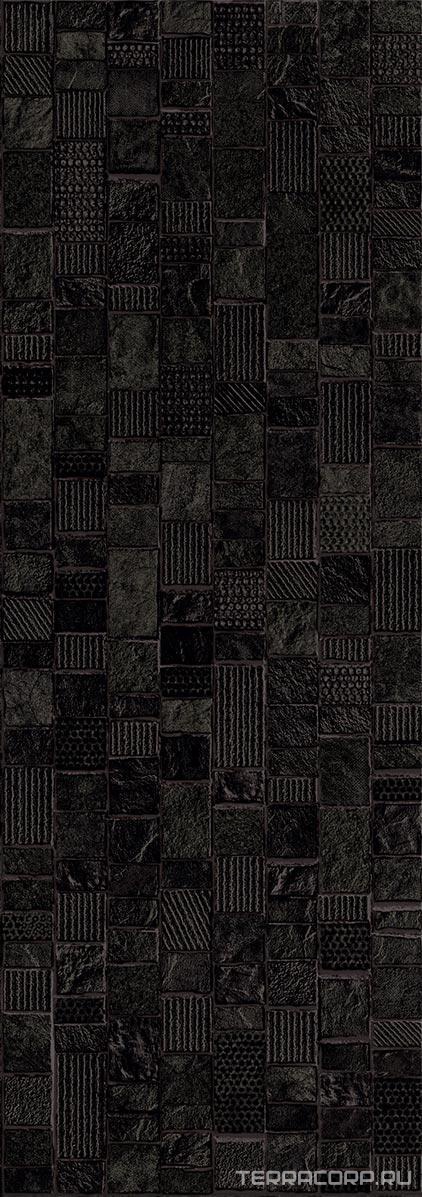 Керамическая плитка Eletto Commesso Nero Piazze 25.1x70.9 Черный, фото 5