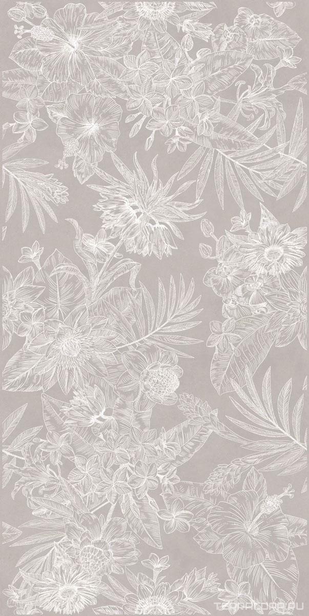 Керамическая плитка Kerama Marazzi Таделакт Декор серый матовый обрезной 60x119,5x0,9 Серый, фото 6