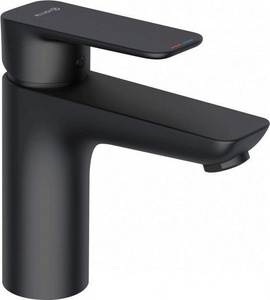 Смеситель для раковины, без донного клапана, цв. черный Kludi Pure&Style 402923975