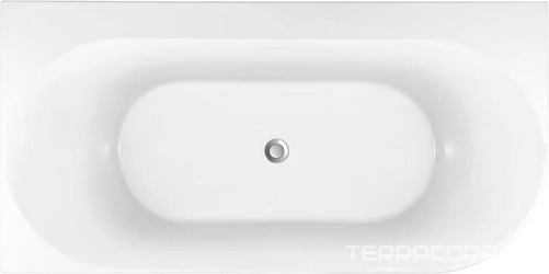 Ванна 1700x780хh600мм, ассиметричная, Левая, интегрированный слив-перелив, д/к цв.хром в компл., (акрил цв.белый), Priority 4 ZZ