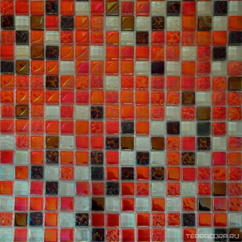 Мозаика Мастера Керамики Glass Мозаика DGS016 (чип 15х15) ZZ30х30 n/a, фото 3