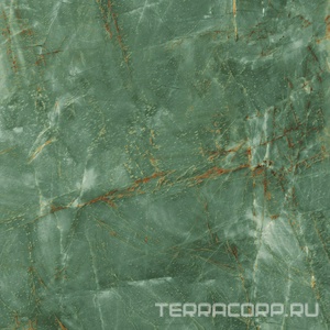 Керамогранит Fioranese Marmorea Intensa Emerald Dream matt/rett (п.п.) 74X74 Зеленый 