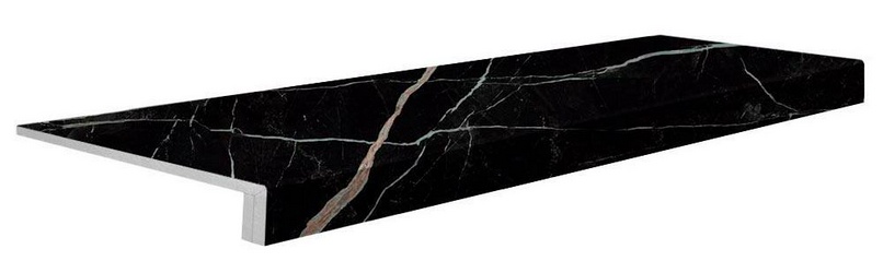 Empire Calacatta Black Scal. Front. 33x80/ЭМПАИР КАЛАК. БЛЭК СТУПЕНЬ ФРОНТАЛЬНАЯ 33x80