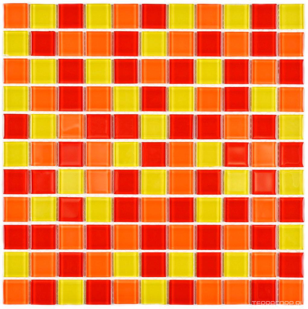 Мозаика Bonaparte Мозаика стеклянная Fruit mix (25x25x4) 30x30 Комбинированный, фото 3