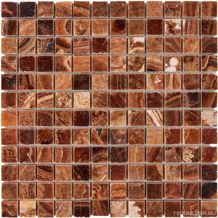 Мозаика Мастера Керамики Glass 206 Caramel onyx (чип 23x23 мм) 30.5х30.5 n/a, фото 3