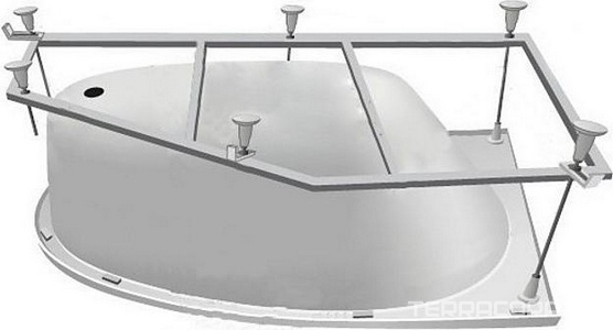 Каркас к ванне  160 ZZ Акватек Дива KAR-0000040
