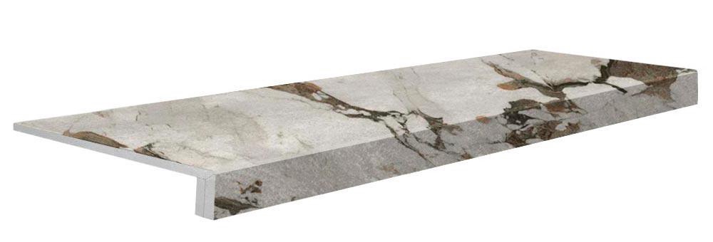 Ступени AtlasConcorde Россия Allure Capraia Scalino Frontale 33x120/Аллюр Капрайя Ступень Фронтальная 33x120 Белый, фото 3