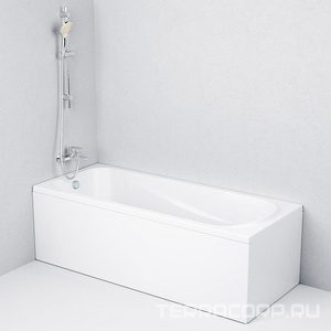 Ванна акриловая 170х70 см  New (без каркаса, панели и сифона) ZZ AMPM Sense W76A-170-070W-A