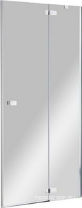 Дверь распаш.с неподв.сегментом, в нишу, 1000хh1950мм,вход 555мм, петли справа, (стекло 6мм,GL прозрачное, фурн.05 полир.алюм) СOMBI ZZ Provex Combi 0005 CN - R GL