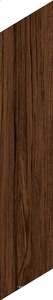 Керамогранит Alpas Euro Alacia  Chevron Choco 8x45 Коричневый 