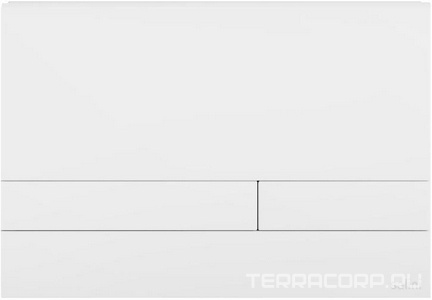 Клавиша двойного смыва, для инсталляции д/унитаза, ПРОДАЖА ТОЛЬКО В КОМПЛЕКТЕ С ИНСТАЛ.SALINI, (S-Stone / пластик. цв.белый),  ZZ Salini Puro 30P2MST2S2M0000