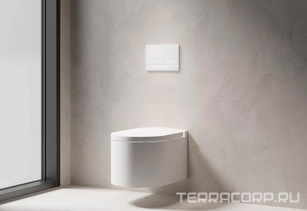 Клавиша двойного смыва, для инсталляции д/унитаза, ПРОДАЖА ТОЛЬКО В КОМПЛЕКТЕ С ИНСТАЛ.SALINI, (S-Stone / пластик. цв.белый),  ZZ Salini Puro 30P2MST2S2M0000