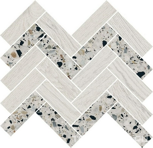 Керамогранит Kerama Marazzi Монтиони Декор  мозаичный белый 34x35.5 Комбинированный 