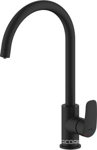 Смеситель для кухни с каналом для фильтрованной воды, цв. черный матовый ZZ Milardo Rora RORBLFJM05