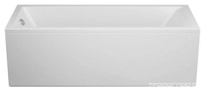 Ванна акриловая 180х70 см (без каркаса, панели и сифона) ZZ AMPM Gem W93A-180-070W-A