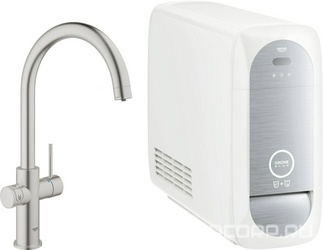 Смеситель Grohe Blue Home 31455DC0 с функцией фильтрации и газирования воды| 16x41x28