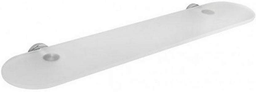 Полка 60см, (стекло, держ. цв.хром),  ZZ Colombo Basic B2716