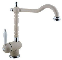 Смеситель Timo Morea 2406 F Sandy для кухонной мойки| 9x28x27