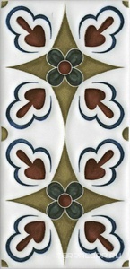 Керамическая плитка Kerama Marazzi Клемансо Декор  орнамент ZZ7.4x15 Комбинированный 