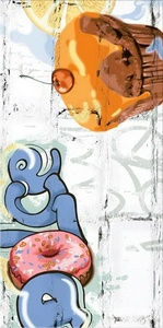 Керамическая плитка Azori Лофт Декор  Дольче XX20.1х40.5 Комбинированный 