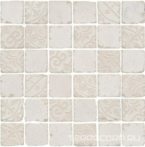 Керамогранит Kerama Marazzi Про Фьюче  беж светлый мозаика дек.SAB+BR (гр.) 30x30 ZZ Бежевый 