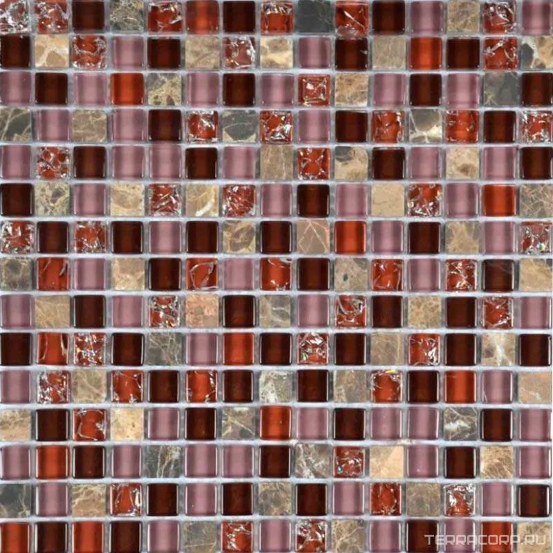 Мозаика Мастера Керамики Glass Мозаика SB154(чип 15x15) ZZ30х30 n/a, фото 3