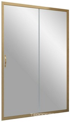 Дверь-купе в душевой проем ZP TUR NOVO, 120x190 см, профиль бронза стекло VENZEL 1, ZZ