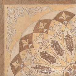 Декор Монтаньоне беж лаппатир.(1/4 розона)XX|40.2х40.2