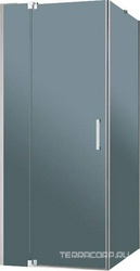 SLIDER-AH-1-100-80/90-GRIGIO-Cr Душевой уголок | ZZ